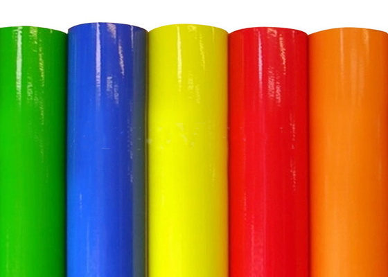ديكور PVC الفلورسنت اللون قطع الفينيل فيلم 0.1 مم مقاومة للخدش